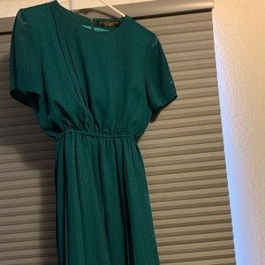 Blue dress with black (beautiful color)